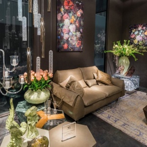 Masuta eleganta, LUX Glass-Wood RUCHE VENEZIA 7511860.00 - Img 2