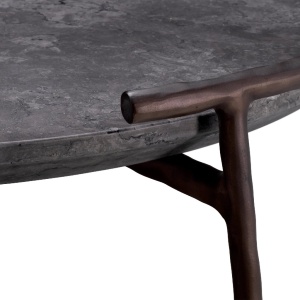 Masuta laterala design LUX cu blat din marmura Arca - Img 4