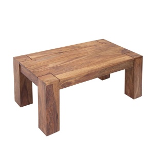 Masuta Living din lemn de trandafir Makassar 100cm Sheesham Natur A-37047 VC