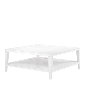 Masuta pentru interior si exterior Bell Rive alb, 100x100cm 113189 HZ - Img 2
