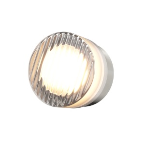 Mini Aplica LED CCT cu striatii diagonale Olo platinum