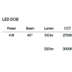 Mini Spot LED aplicat NITRO PL D04 ROUND NERO 2700K - Img 4