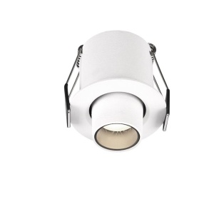Mini Spot LED incastrabil ajustabil design modern DESERT alb - Img 1