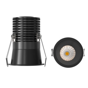 Mini Spot LED incastrabil CANE negru 12W 4000K - Img 2
