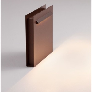 Mini Stalp de exterior LED 3000K, IP67 RECTO H-23cm corten - Img 7
