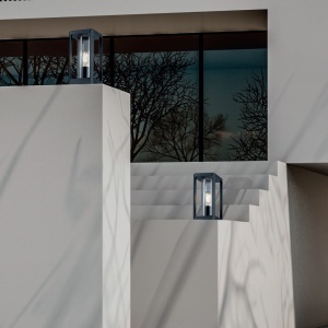 Mini Stalp iluminat exterior IP65 NEVADA gri H-27cm, MA-8900 171569 universul-luminii.ro