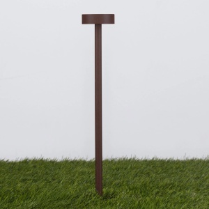 Mini Stalp LED cu tarus, iluminat exterior modern IP65 KIKO corten 24V - Img 3
