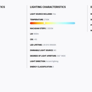 Mini Stalp LED iluminat exterior simetric 360º wide IP65 RUSH 25cm 2700K 217859 universul-luminii.ro