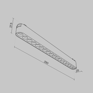 Modul LED, accesoriu pentru sina magnetica Radity, Points alb 16W 4000K 131749 universul-luminii.ro