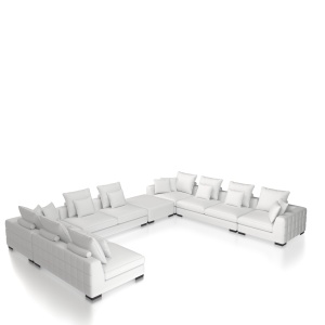 Modul pe colt design LUX Clifford, alb 113974 HZ - Img 9