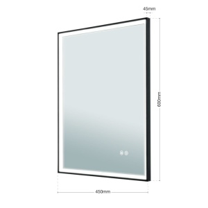Oglinda baie cu iluminat LED dimabil IP44 FRAME 45-60cm 235799 universul-luminii.ro