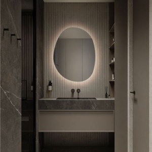 Oglinda cu iluminat LED pentru baie IP44 LORIN 50x65cm