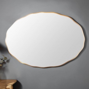 Oglinda de perete decorativa Elegancia 100cm oval - Img 4