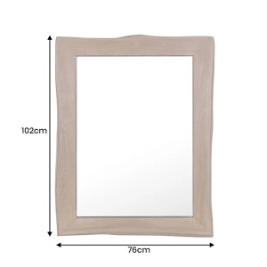 Oglinda decorativa cu margini din lemn MAMMUT 100cm - Img 3