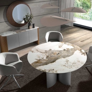 Oglinda decorativa design LUX Walnut 110cm - Img 9