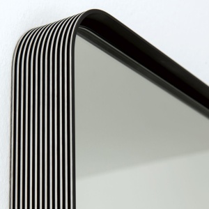 Oglinda decorativa design modern CARLO negru 152-76cm - Img 5