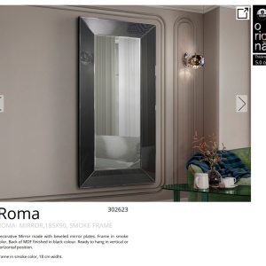 Oglinda decorativa moderna Roma 185x90cm - Img 5