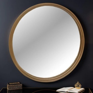 Oglinda decorativa Portrait 80cm auriu A-46097 VC - Img 3