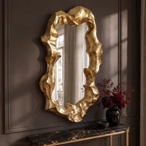 Oglinda decorativa VENETIA 150cm auriu - Img 2