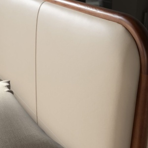 Pat dublu tapitat design LUX Cream 180x200cm - Img 9