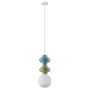 Pendul ceramic design modern CHIC verde/ albastru