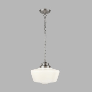 Pendul design clasic IP44 School House argintiu satin 8071-1SS SRT - Img 2