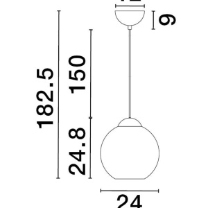 Pendul design decorativ modern MIDORI 122159 universul-luminii.ro