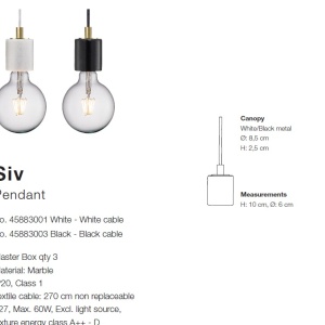Pendul design decorativ Siv, negru 45883003 NL 72179 universul-luminii.ro
