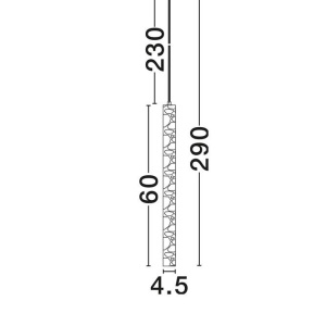 Pendul design minimalist HULO 60cm - Img 8