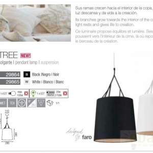 Pendul design modern diam. 29cm Tree 29865 175539 universul-luminii.ro