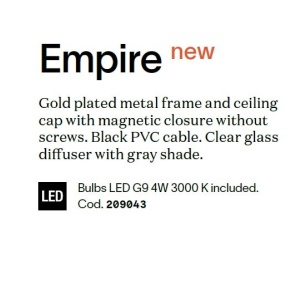 Pendul design modern Empire sp1 cilindro 225099 universul-luminii.ro