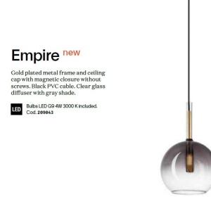 Pendul design modern Empire sp1 cono 143059 universul-luminii.ro