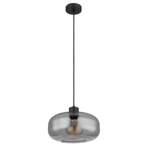 Pendul design modern Giuseppe negru, fumuriu - Img 3