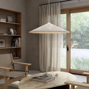 Pendul design modern Hill alb - Img 3