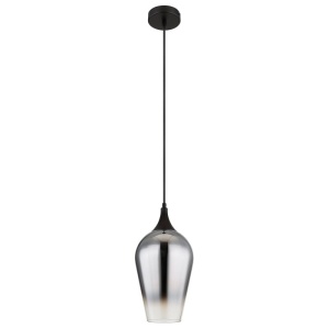 Pendul design modern LAVUS negru/crom - Img 3