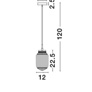 Pendul design modern Nord NVL-838184 - Img 4
