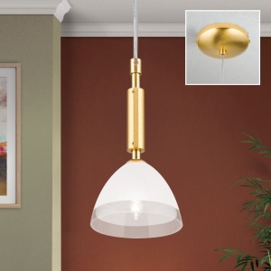 Pendul design modern OPALDESIGN 10cm, auriu mat - Img 2