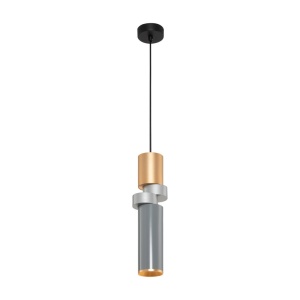 Pendul design modern Palette gri, auriu, argintiu - Img 1