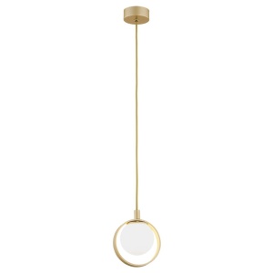 Pendul design modern Saturnia auriu - Img 1