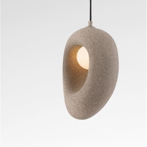Pendul design modern, Stone Brown, TEMPUS, 20x30cm 169019 universul-luminii.ro