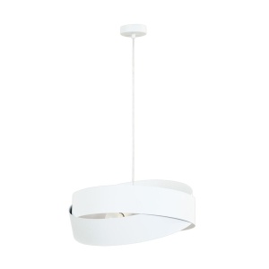 Pendul design modern Tornado II alb 50cm - Img 1