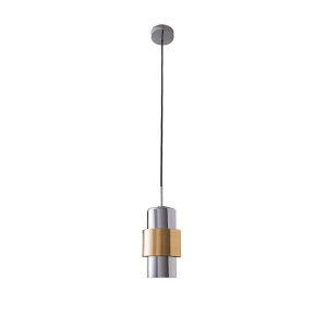 Pendul design modern Venero auriu, crom - Img 1