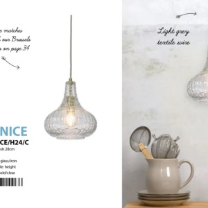 Pendul design modern Venice drop clar - Img 13