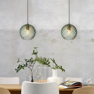 Pendul design modern Venice globe green 141729 universul-luminii.ro