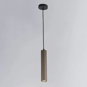 Pendul din aluminiu canelat Anna bronz