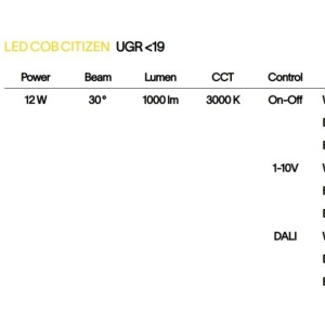 Pendul LED, accesoriu pentru sina magnetica Ego negru 12w 3000k on-off 223449 universul-luminii.ro