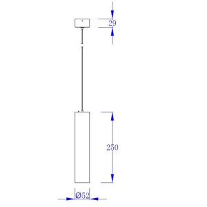 Pendul LED CCT BOLONIA 25cm alb - Img 2