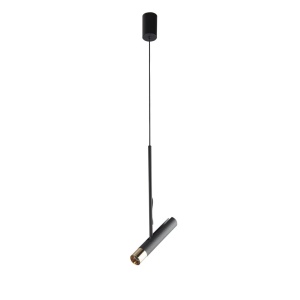 Pendul LED design minimalist Belle negru/auriu - Img 3