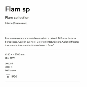 Pendul LED design minimalist Flam sp shaded - Img 4