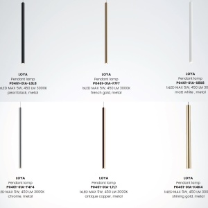 Pendul LED design minimalist LOYA, cupru antic - Img 4